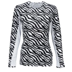 Nancy Lopez Aspiration Long Sleeve Roar Black / White (Roar Print) Best