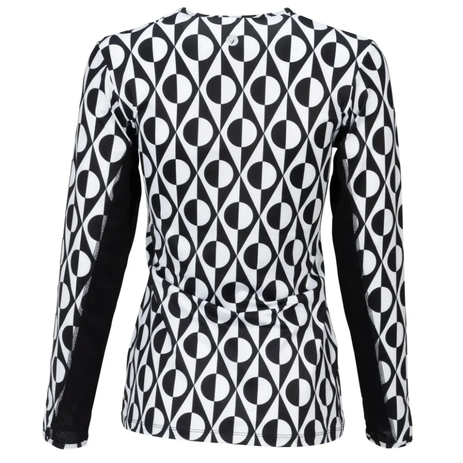 Nancy Lopez Aspiration Long Sleeve Roar Black / White (Roar Print) Best