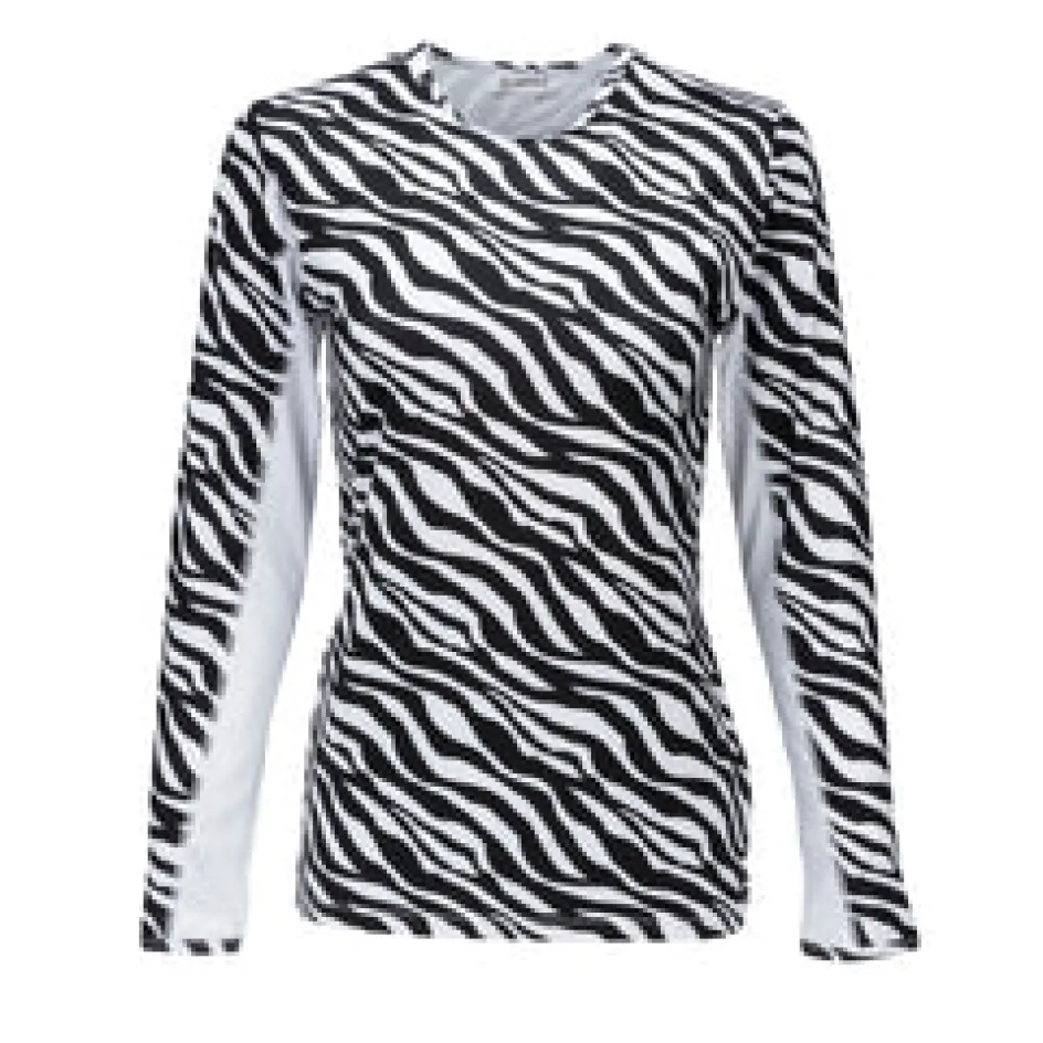 Nancy Lopez Aspiration Long Sleeve Roar Black / White (Roar Print) Best
