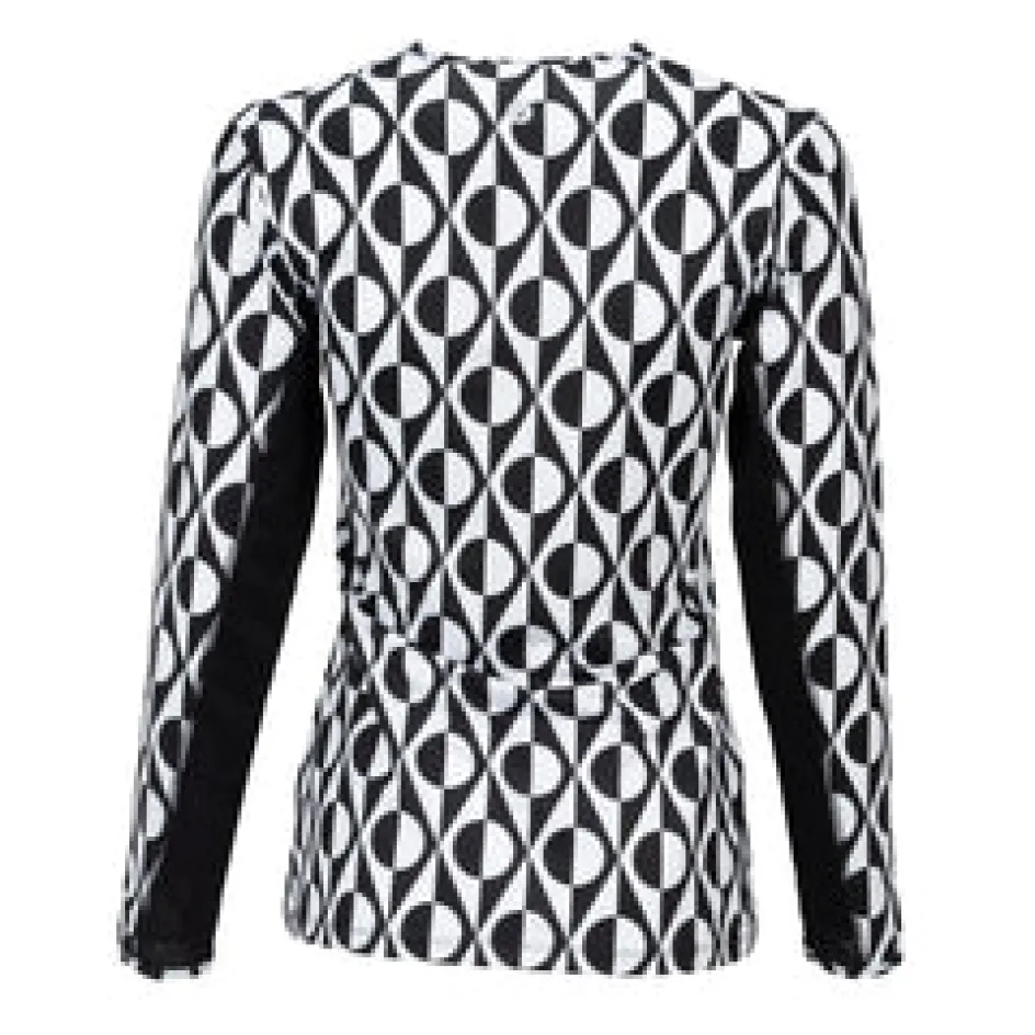 Nancy Lopez Aspiration Long Sleeve Roar Black / White (Roar Print) Best