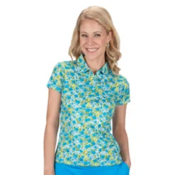 Nancy Lopez Bloom Short Sleeve Polo Best
