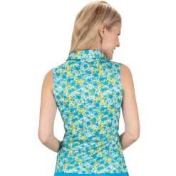 Nancy Lopez Bloom Sleeveless Polo Outlet