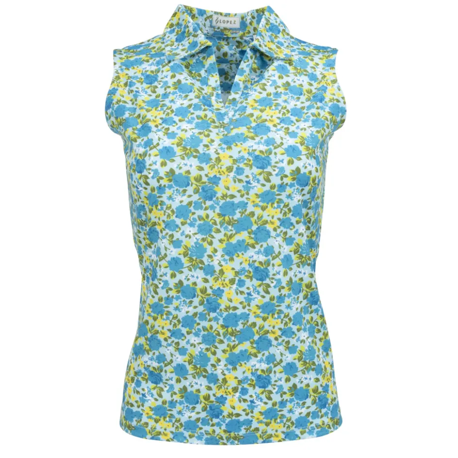 Nancy Lopez Bloom Sleeveless Polo Outlet