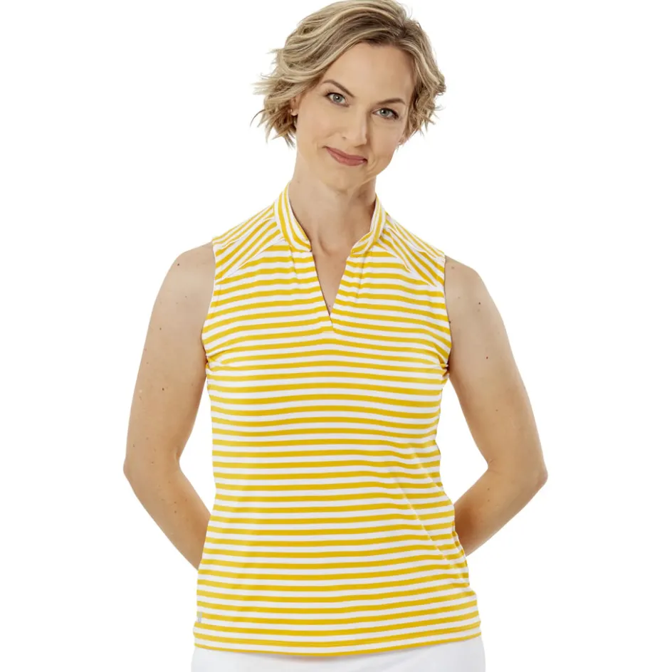 Nancy Lopez Bold Sleeveless Polo Glow Multi Online