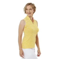 Nancy Lopez Bold Sleeveless Polo Glow Multi Online