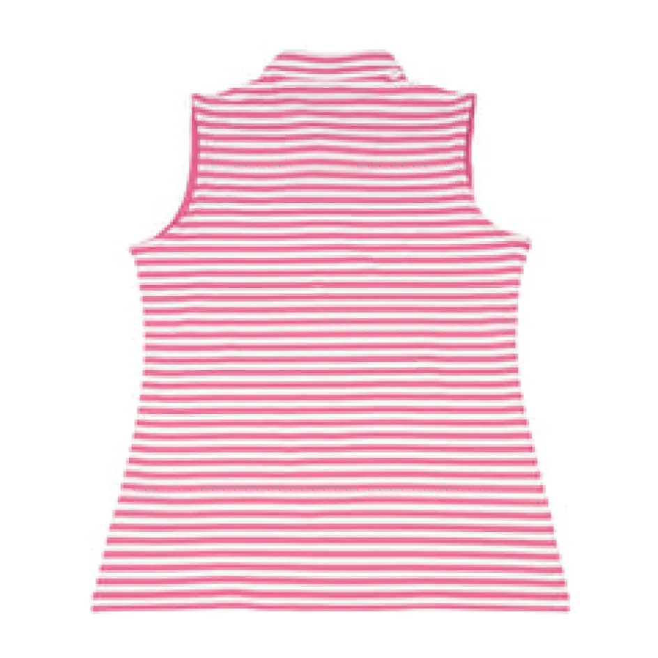Nancy Lopez Bold Sleeveless Polo Rouge Multi Clearance