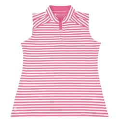 Nancy Lopez Bold Sleeveless Polo Rouge Multi Clearance