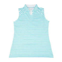 Nancy Lopez Bold Sleeveless Polo Scuba Multi Hot