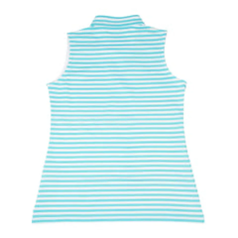 Nancy Lopez Bold Sleeveless Polo Scuba Multi Hot