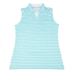 Nancy Lopez Bold Sleeveless Polo Scuba Multi Hot