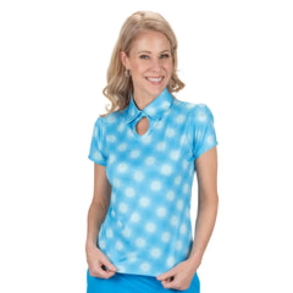 Nancy Lopez Brilliant Short Sleeve Polo Discount