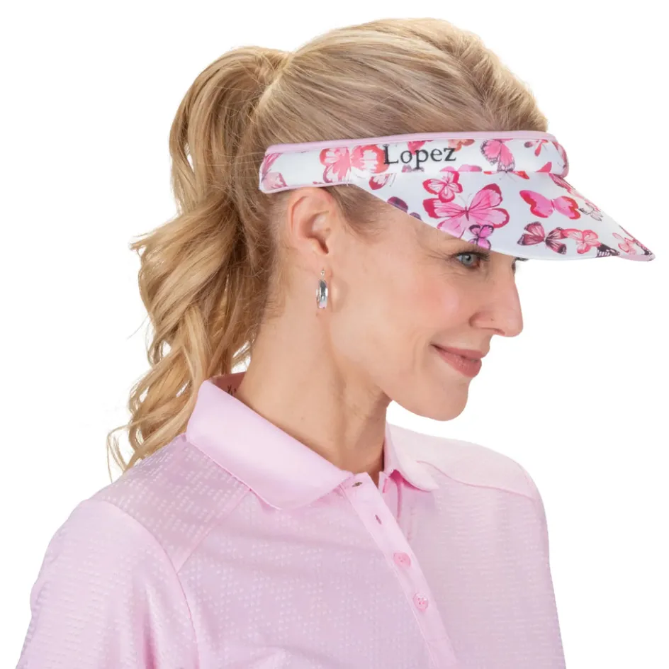 Nancy Lopez Butterfly Reverse Clip Visor Sale