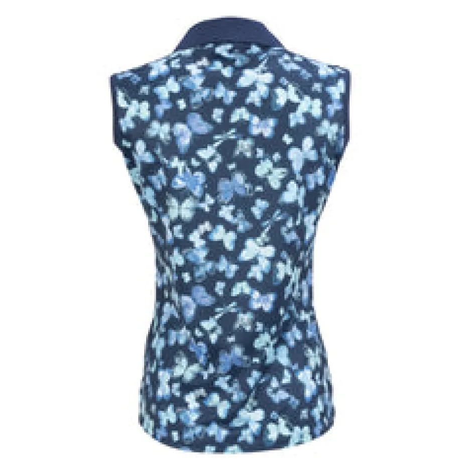 Nancy Lopez Butterfly Sleeveless Polo Best