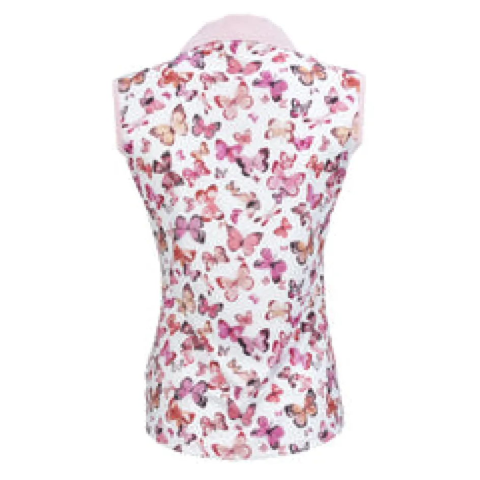 Nancy Lopez Butterfly Sleeveless Polo Best