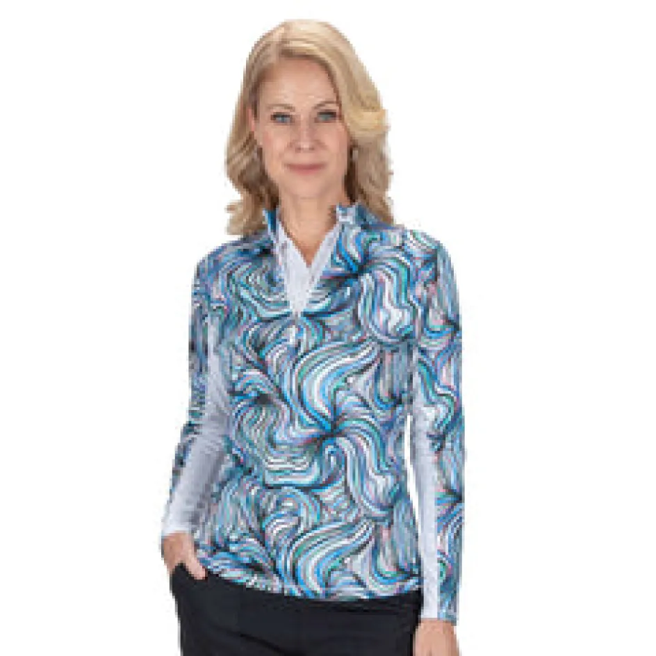 Nancy Lopez Flow Blast Qz Pullover Best