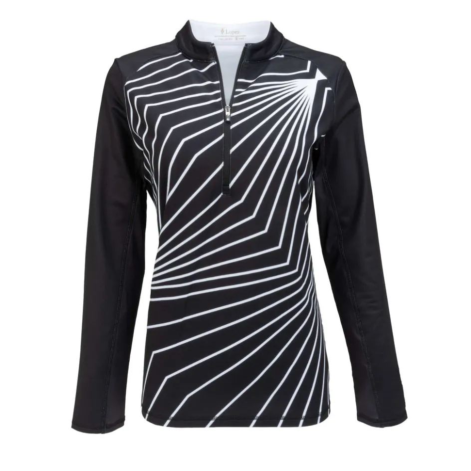 Nancy Lopez Fractal Blast Qz Pullover