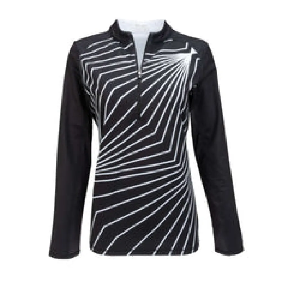 Nancy Lopez Fractal Blast Qz Pullover