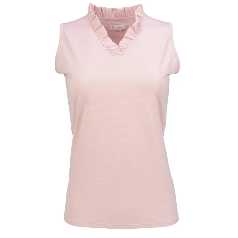 Nancy Lopez Fresh Sleeveless Polo Discount