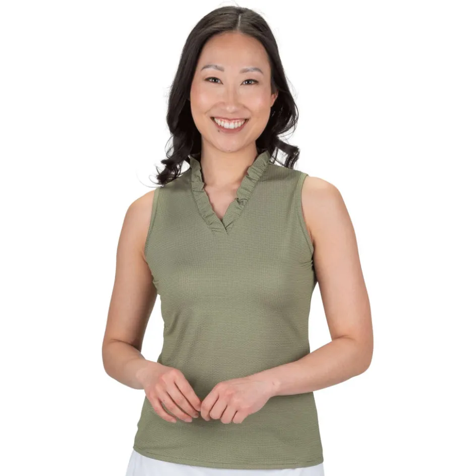 Nancy Lopez Fresh Sleeveless Polo Discount