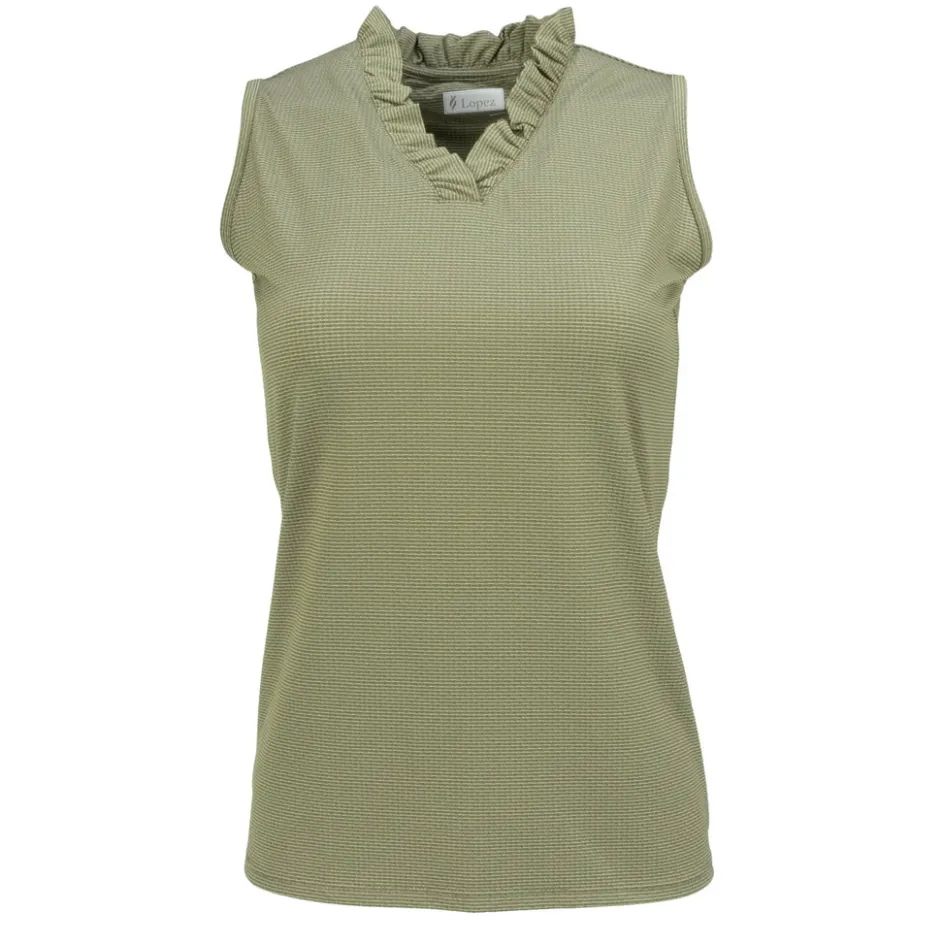 Nancy Lopez Fresh Sleeveless Polo Discount