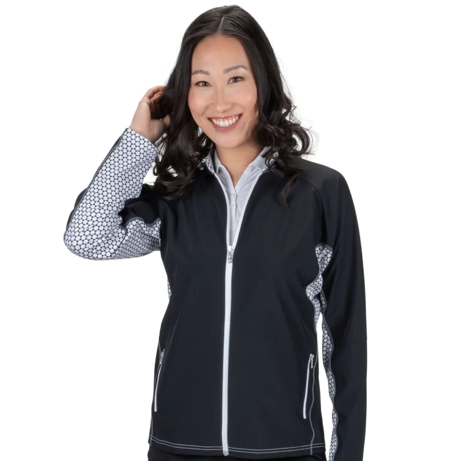 Nancy Lopez Gleam Jacket Black Multi Online