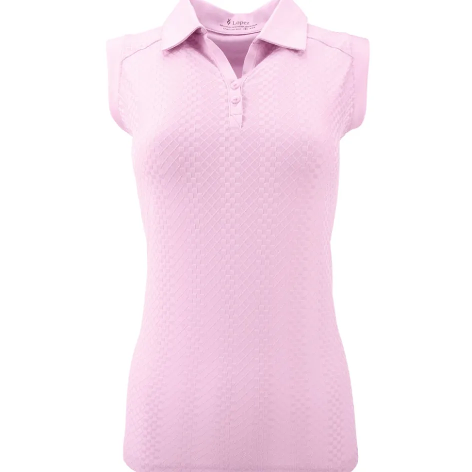 Nancy Lopez Grace Sleeveless Polo Hot
