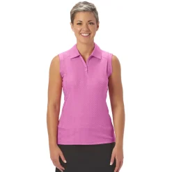 Nancy Lopez Grace Sleeveless Polo Hot