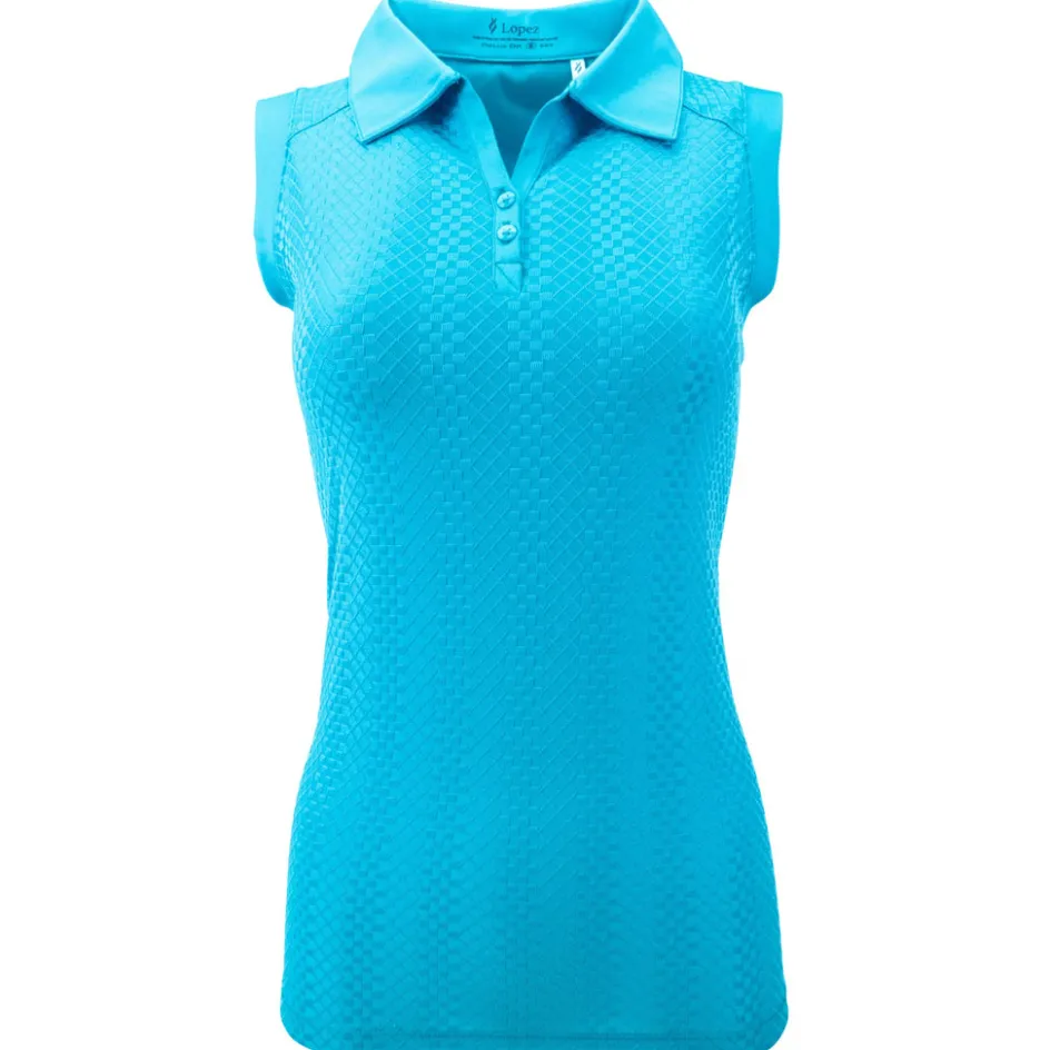 Nancy Lopez Grace Sleeveless Polo Hot
