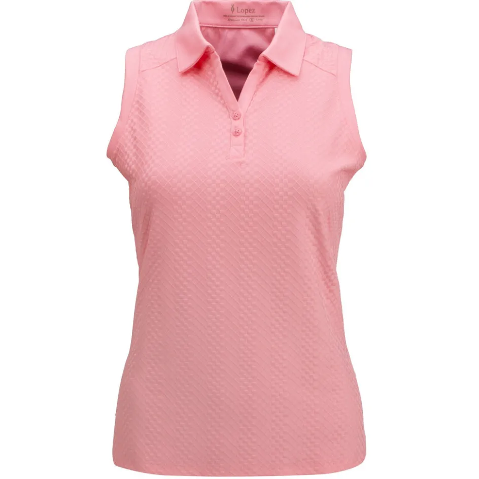 Nancy Lopez Grace Sleeveless Polo Hot