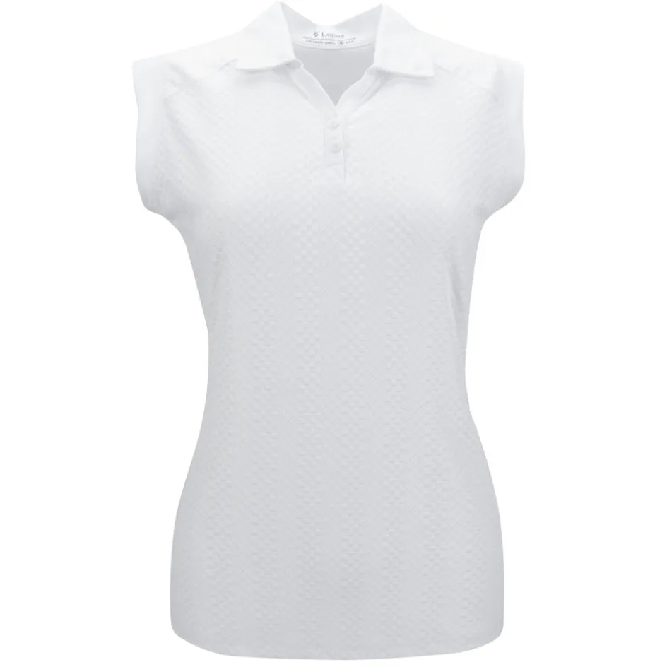 Nancy Lopez Grace Sleeveless Polo Hot