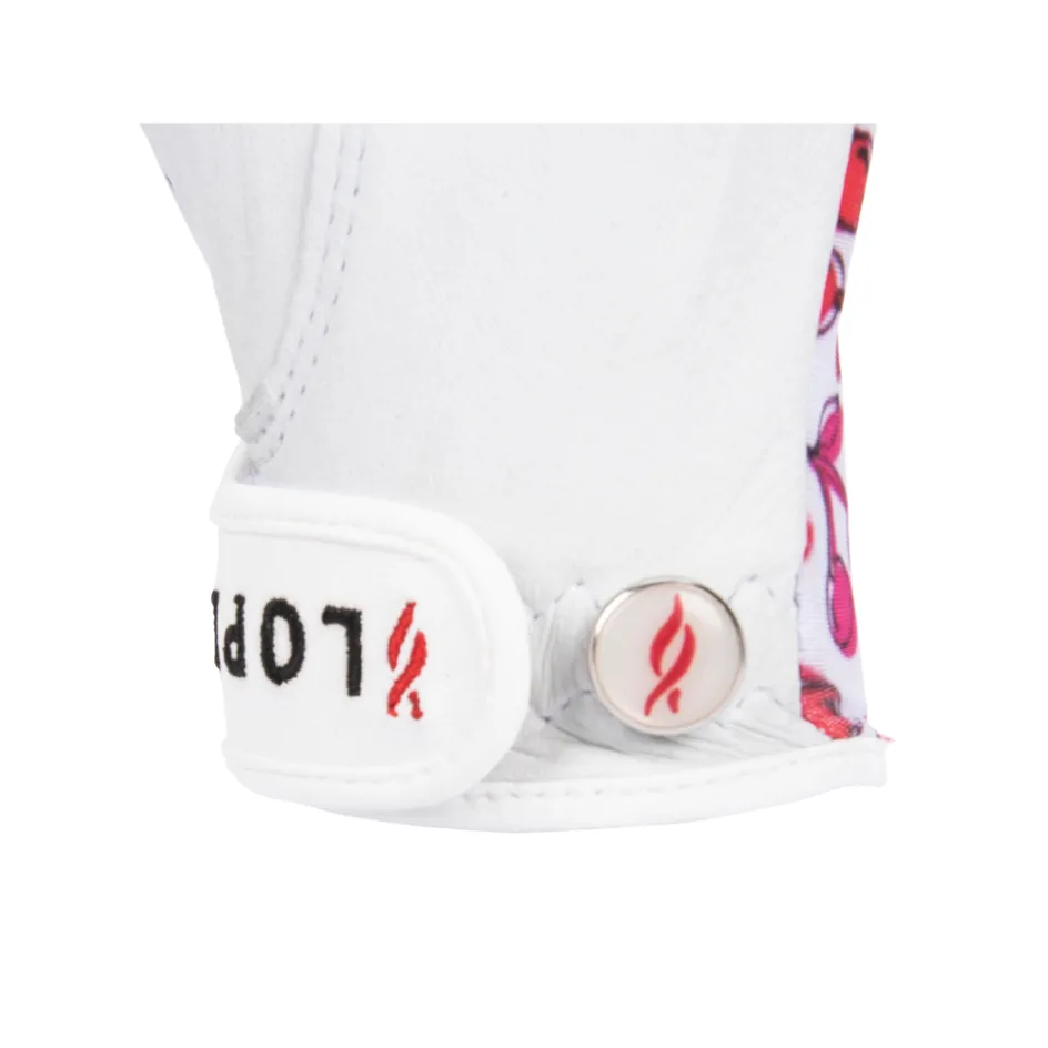 Nancy Lopez Half Finger Cherry Glove Left Hand Discount