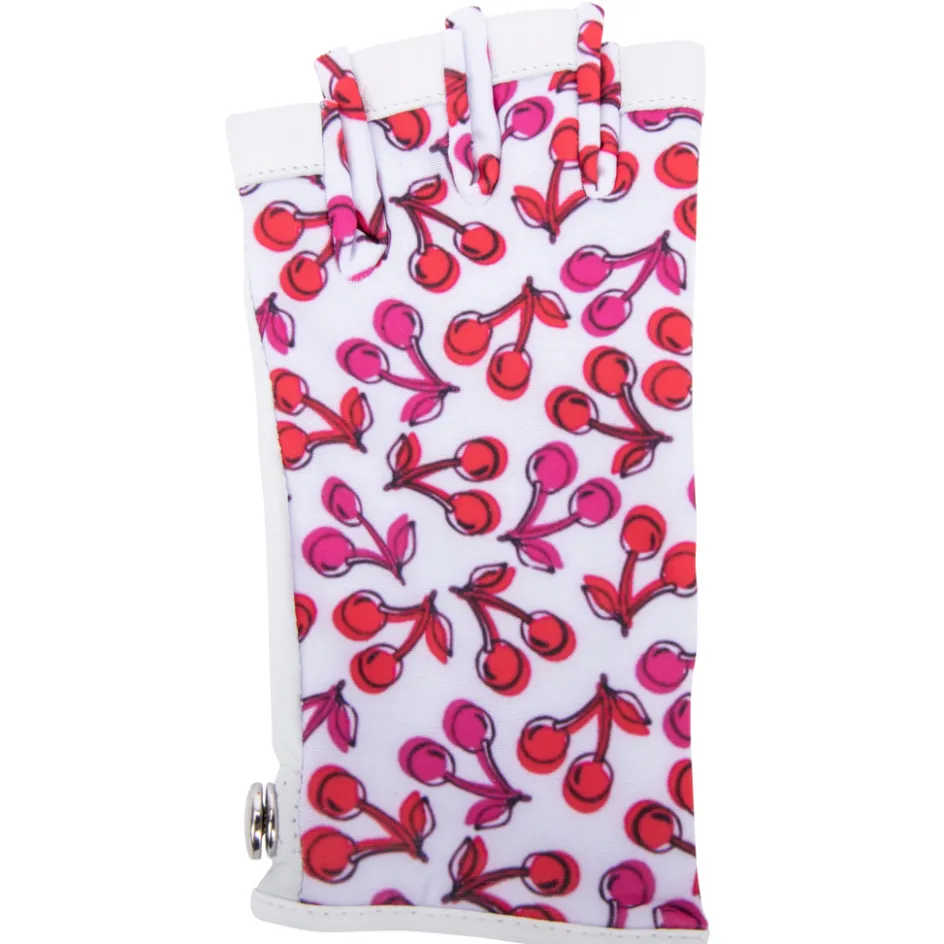 Nancy Lopez Half Finger Cherry Glove Left Hand Discount
