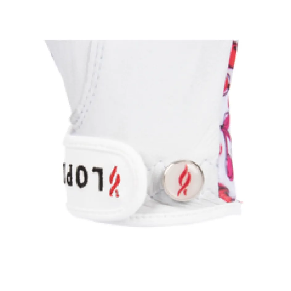 Nancy Lopez Half Finger Cherry Glove Left Hand Discount