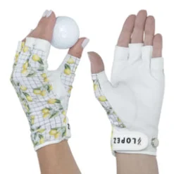 Nancy Lopez Half Finger Tart Lemon Glove Sale
