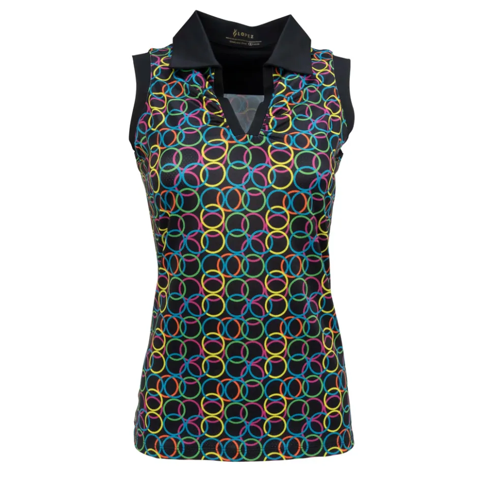 Nancy Lopez Halo Sleeveless Polo Outlet