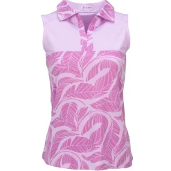 Nancy Lopez Havana Sleeveless Polo Lilac Clearance