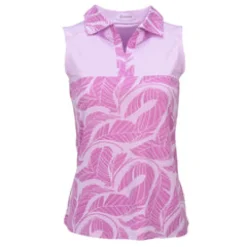Nancy Lopez Havana Sleeveless Polo Lilac Clearance