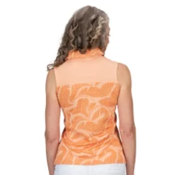 Nancy Lopez Havana Sleeveless Polo Sherbet Online
