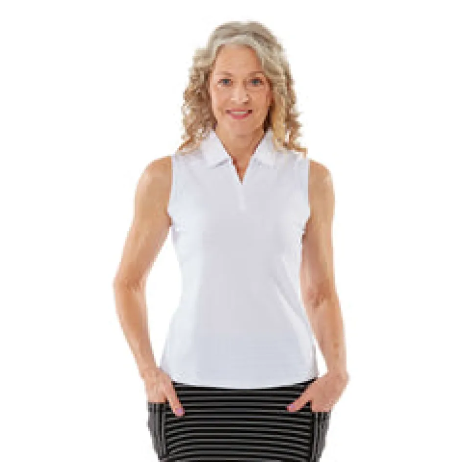 Nancy Lopez Journey Sleeveless Polo Discount