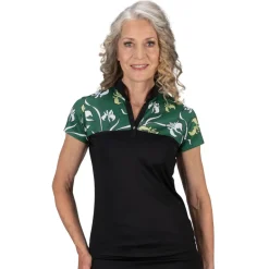 Nancy Lopez Minx Short Sleeve Polo New
