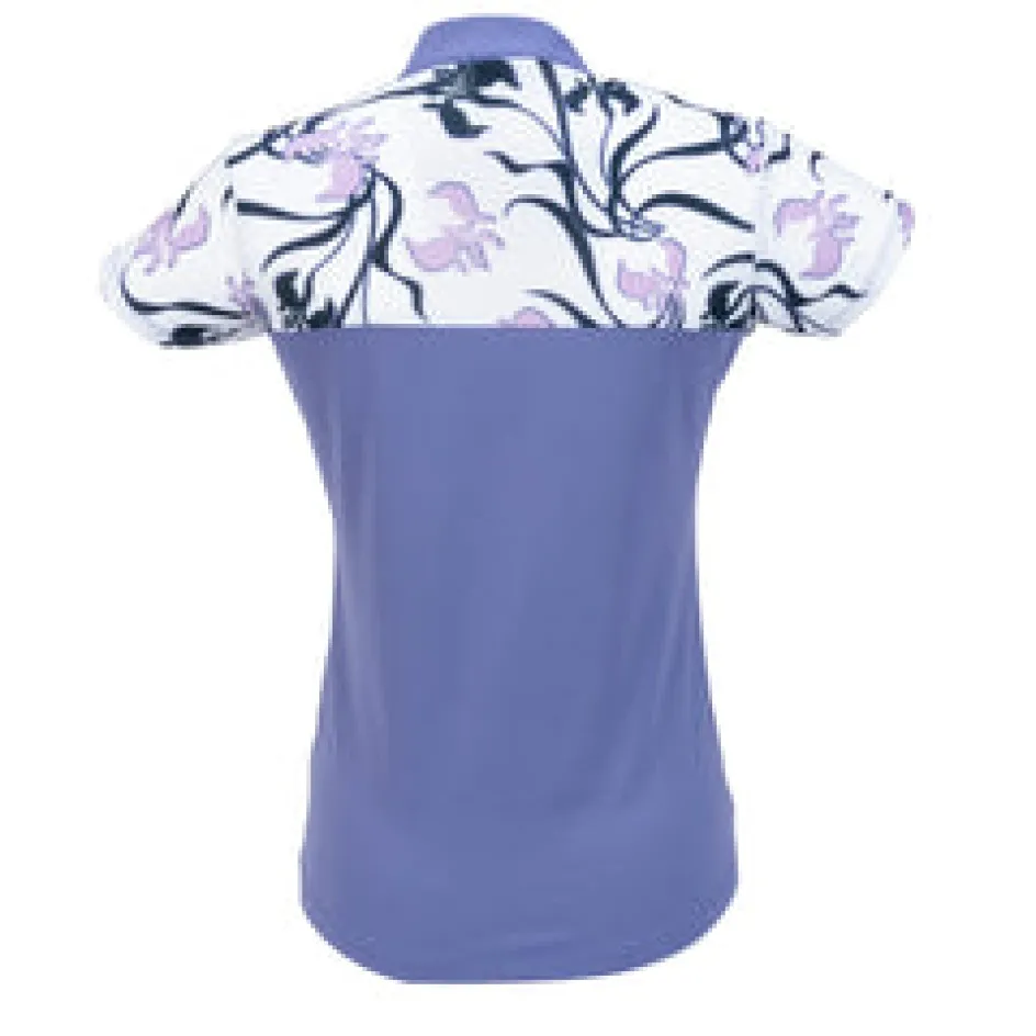 Nancy Lopez Minx Short Sleeve Polo New