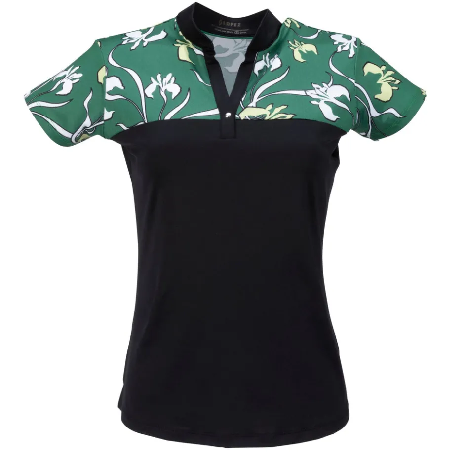 Nancy Lopez Minx Short Sleeve Polo New