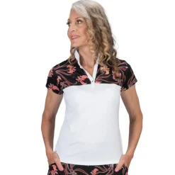 Nancy Lopez Minx Short Sleeve Polo New