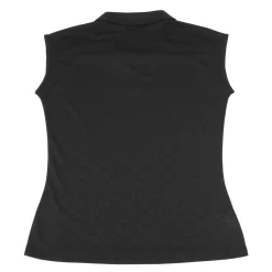 Nancy Lopez Optic Sleeveless Polo Black Discount
