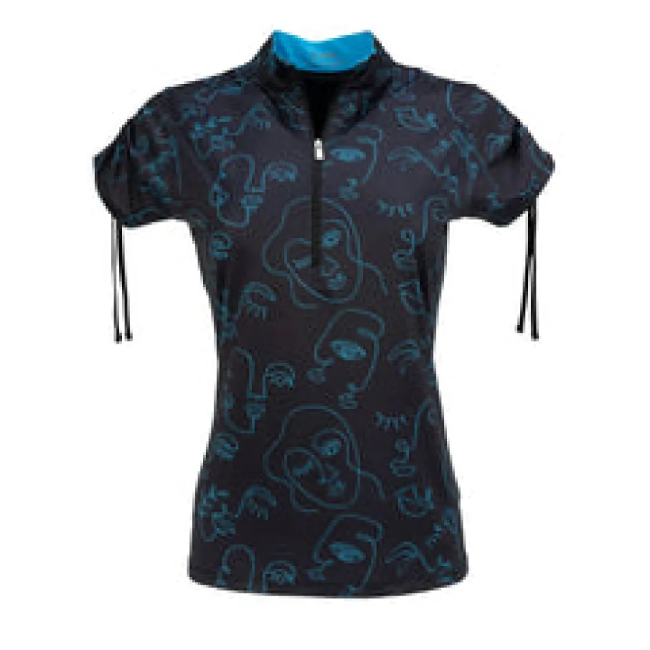 Nancy Lopez Picasso Short Sleeve Polo Clearance
