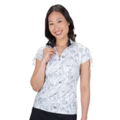 Nancy Lopez Picasso Short Sleeve Polo Clearance