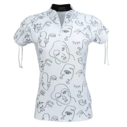 Nancy Lopez Picasso Short Sleeve Polo Clearance