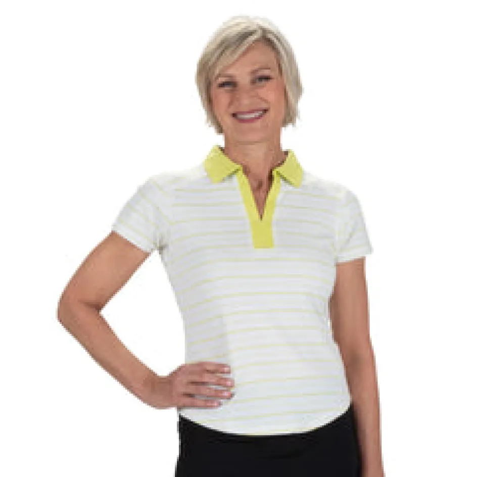 Nancy Lopez Point Short Sleeve Polo Hot