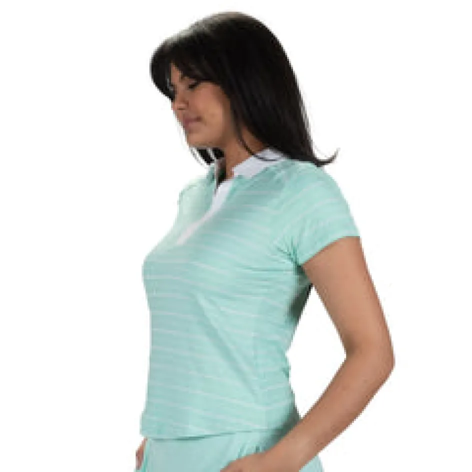 Nancy Lopez Point Short Sleeve Polo Hot