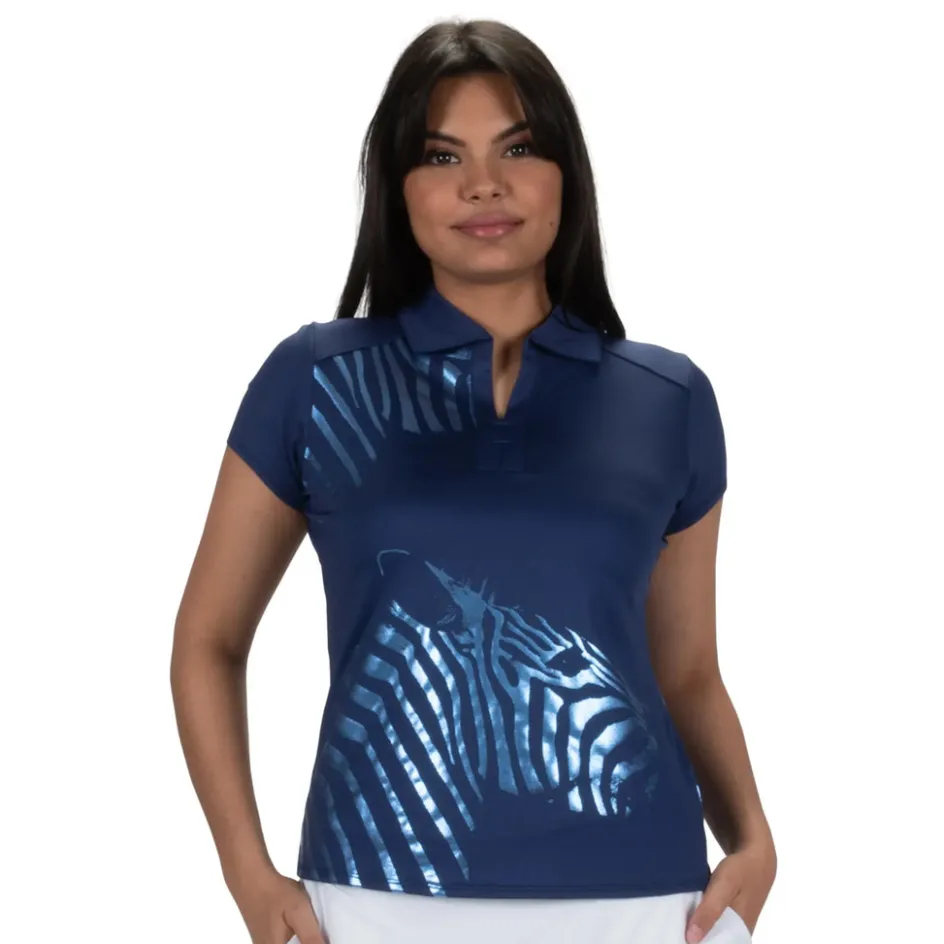 Nancy Lopez Safari Short Sleeve Polo Clearance